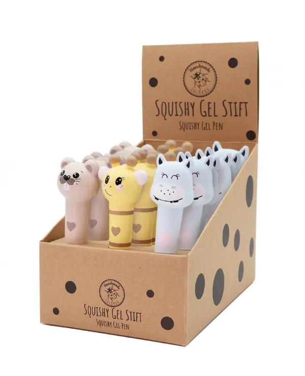 squishy gel stift van Bell trade bij TICA
