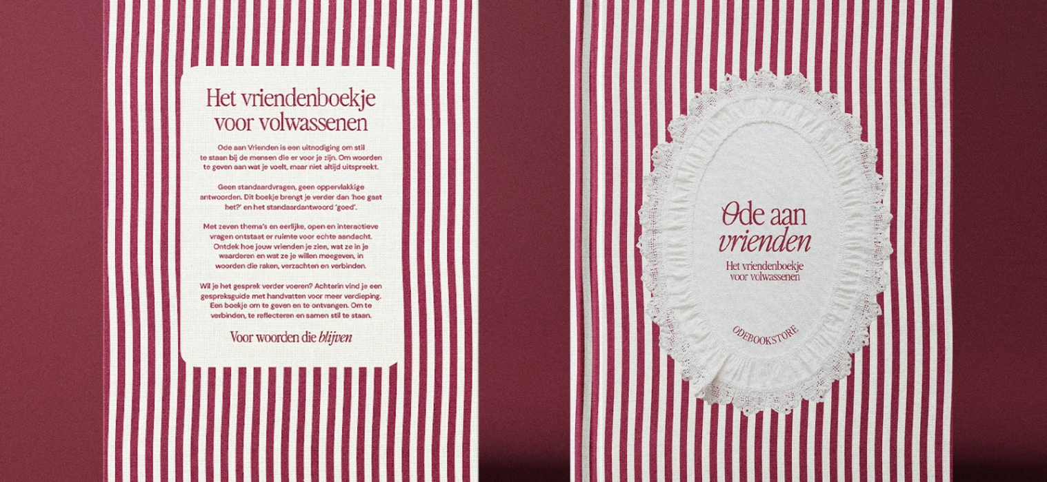 boek ode aan vrienden van odebookstore bij TICA