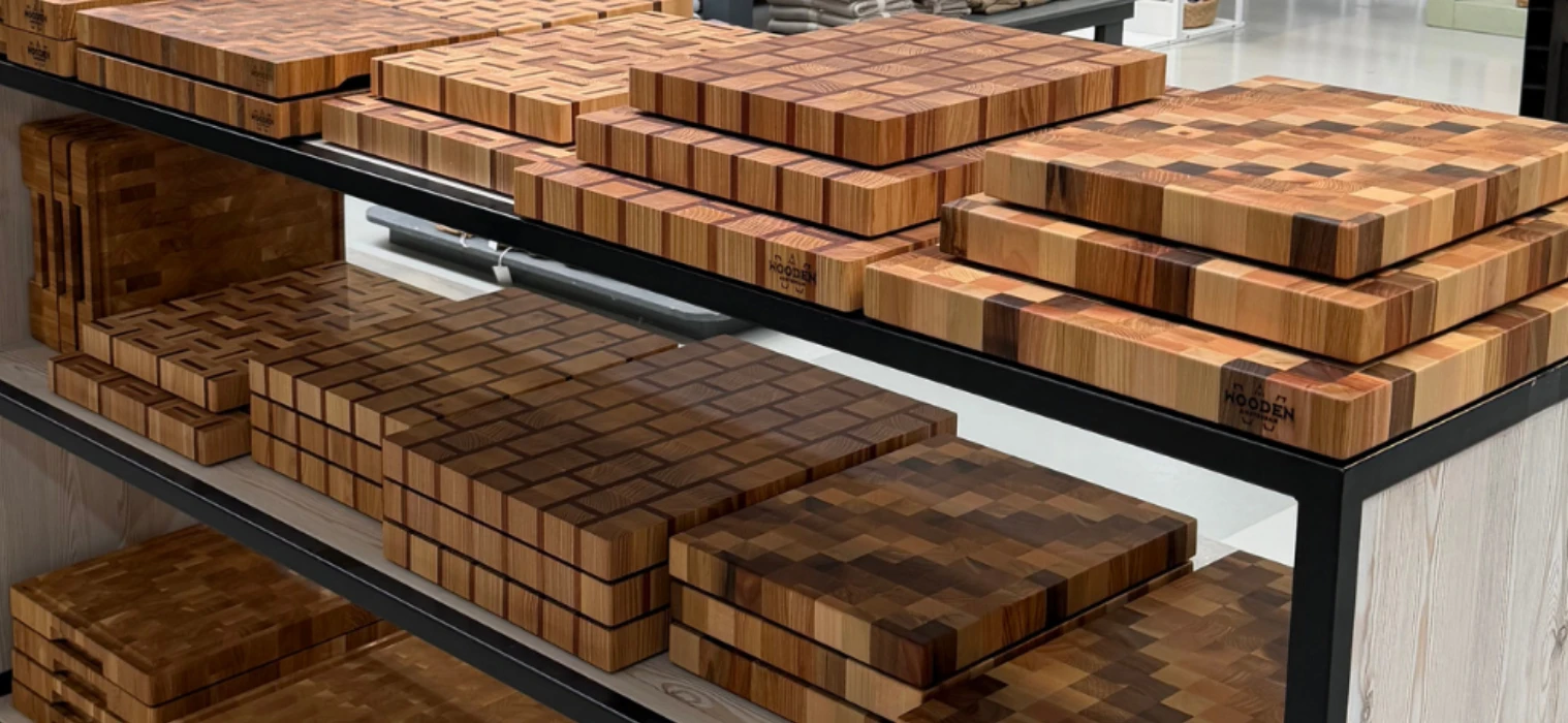 Snijplanken van Wooden Amsterdam bij TICA