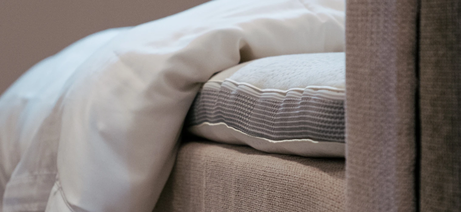 luxury beige bed with duvet by luxury dream at TICA