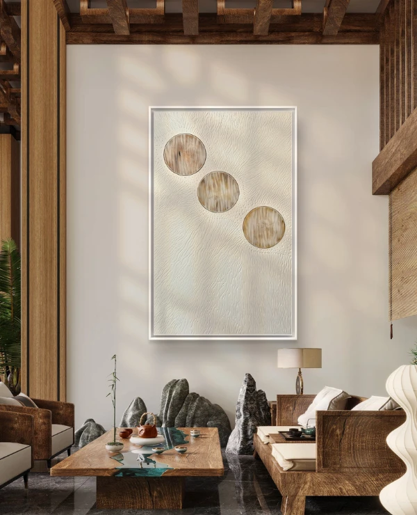 TICA Roger Wanrooij schilderij beige tinten