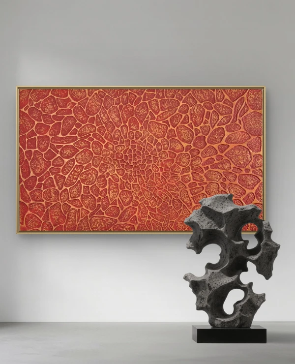 TICA Roger Wanrooij schilderij rood