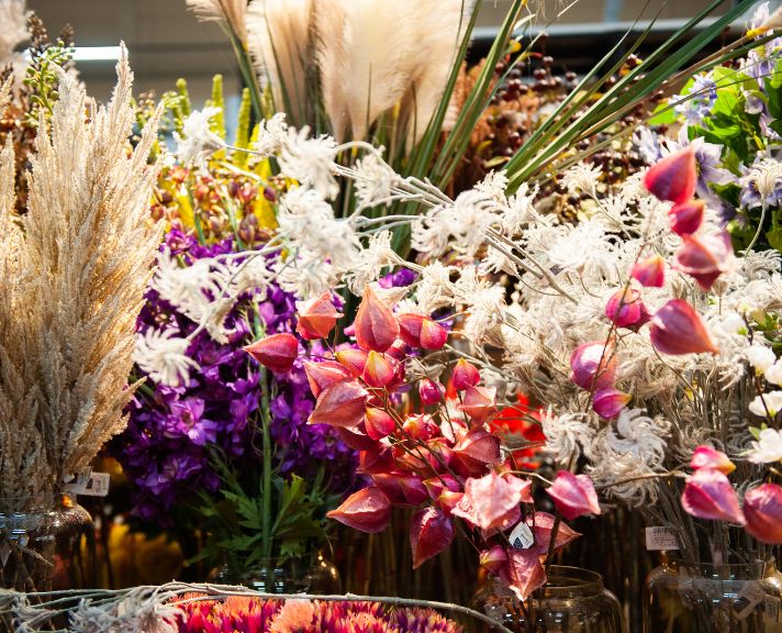 Großhandel mit Kunstblumen