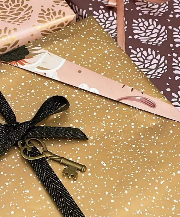 TipsAdvies_CadeauPakjeIn_inpakpapier_cadeauverpakkingen_goud_roze