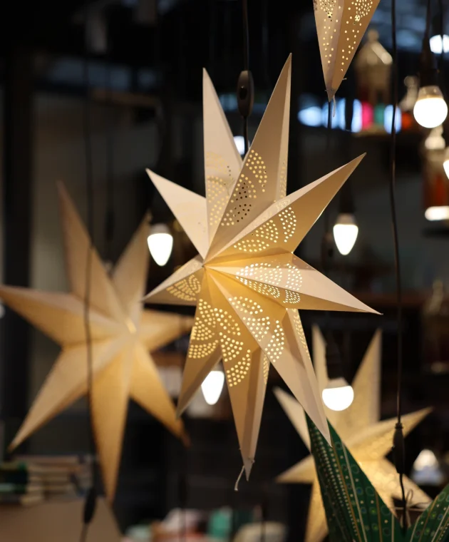 Star lamp Christmas collection at TICA Venlo